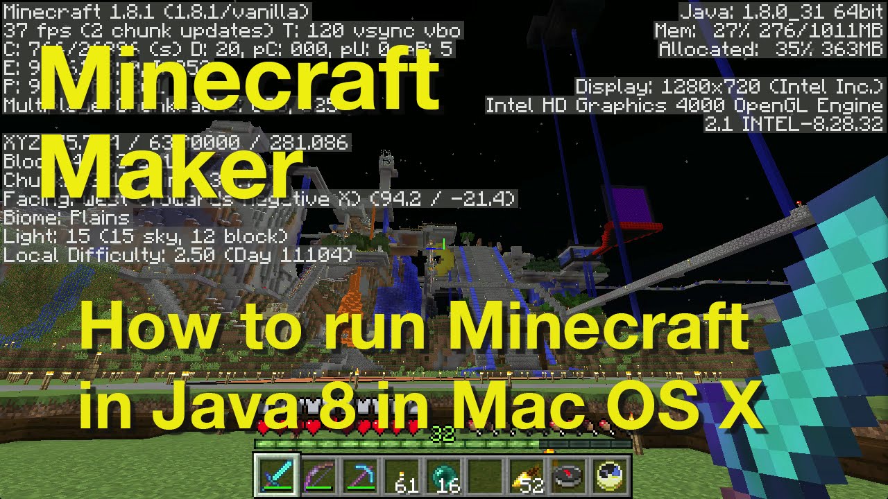 Minecraft Download Mac Java 8